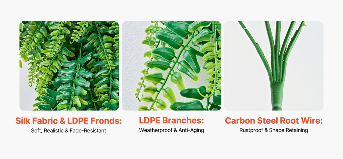 Trailing Artificial Fern Foliage Vines (12-Pack) – 32"