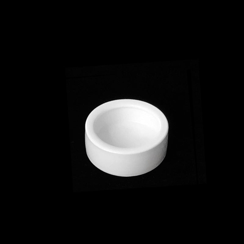 Escape-Proof Glazed Ceramic Live Feeder Dish