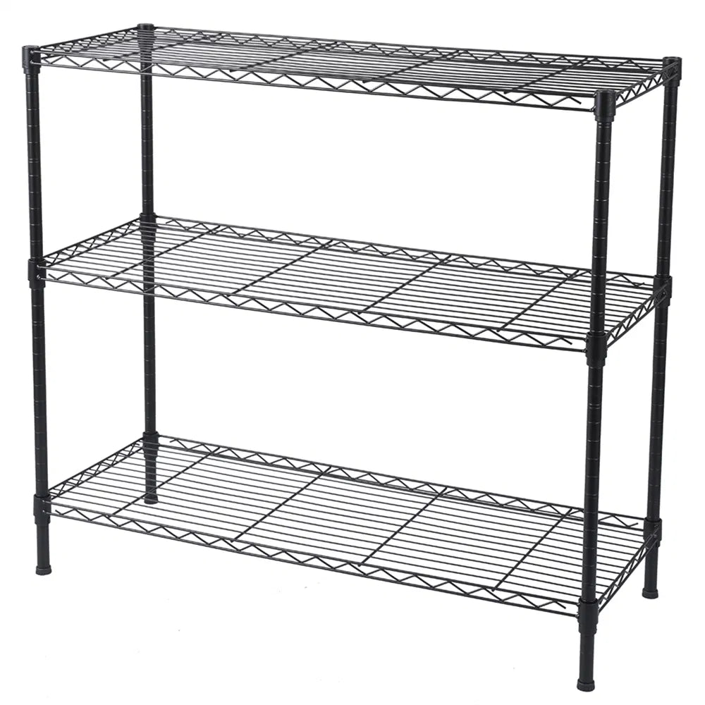 3-Tier Adjustable Wire Storage Rack (35.5" x 13.8" x 31.5")