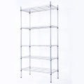 5-Tier Storage Rack with Safety Lip (29" × 13.4" × 59")