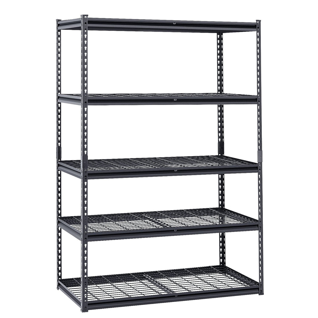 Heavy-Duty 5-Tier 4x2 Storage Rack (48" W × 24" D × 72" H | 3,000 lb Capacity)