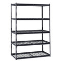 Heavy-Duty 5-Tier 4x2 Storage Rack (48" W × 24" D × 72" H | 3,000 lb Capacity)