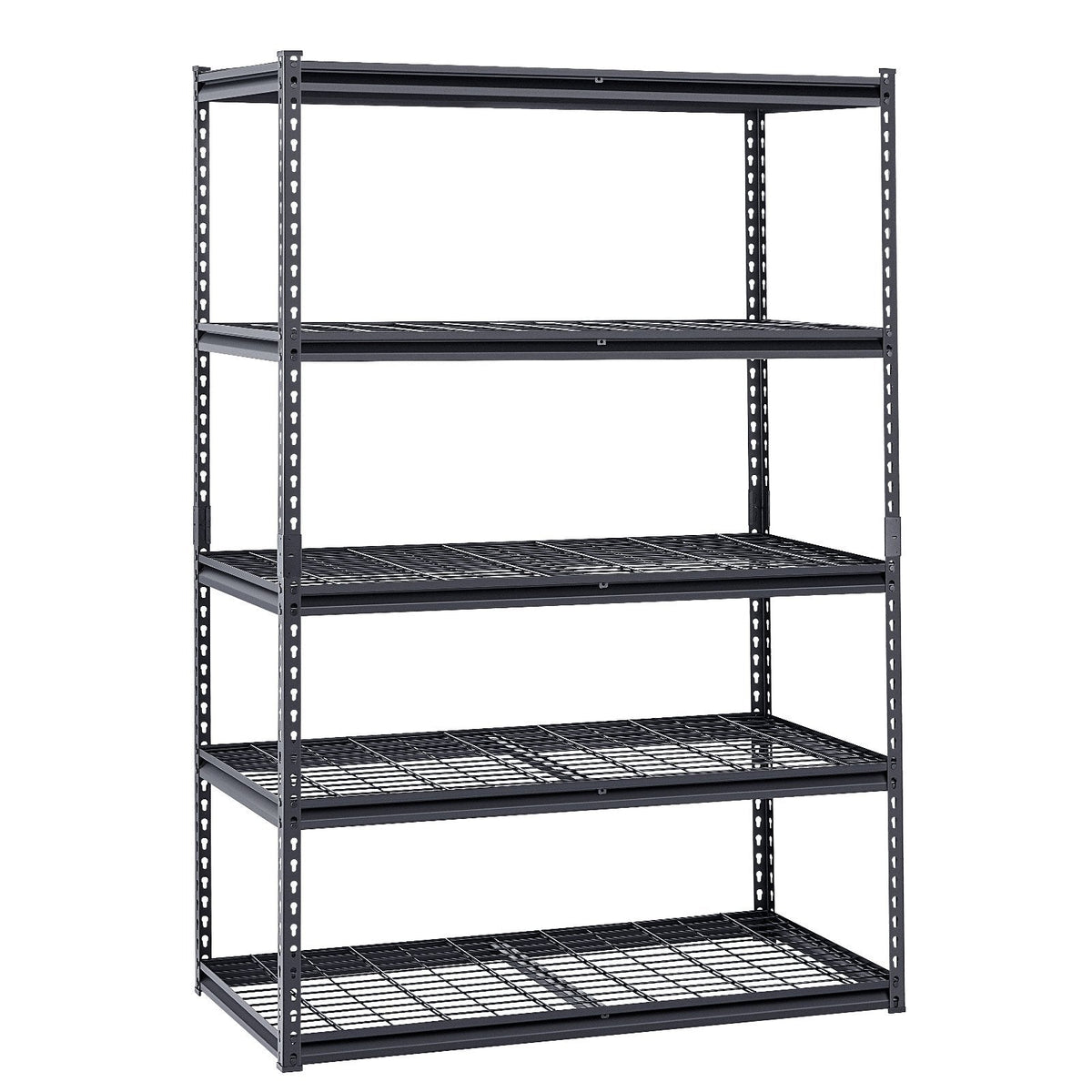 Heavy-Duty 5-Tier 4x2 Storage Rack (48" W × 24" D × 72" H | 3,000 lb Capacity)