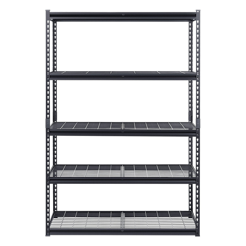 Heavy-Duty 5-Tier 4x2 Storage Rack (48" W × 24" D × 72" H | 3,000 lb Capacity)