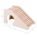 Natural Wood 2-in-1 Ramp & Sheltered Hide