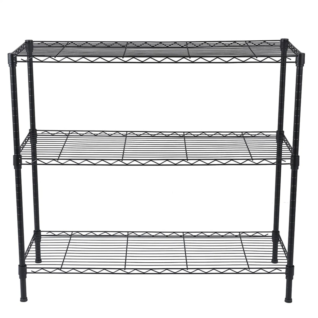3-Tier Adjustable Wire Storage Rack (35.5" x 13.8" x 31.5")
