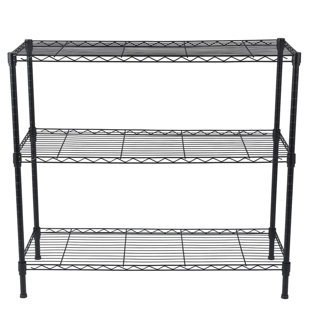 3-Tier Adjustable Wire Storage Rack (35.5" x 13.8" x 31.5")