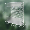 Clear Acrylic Wall-Mounted Live Insect Feeder Box