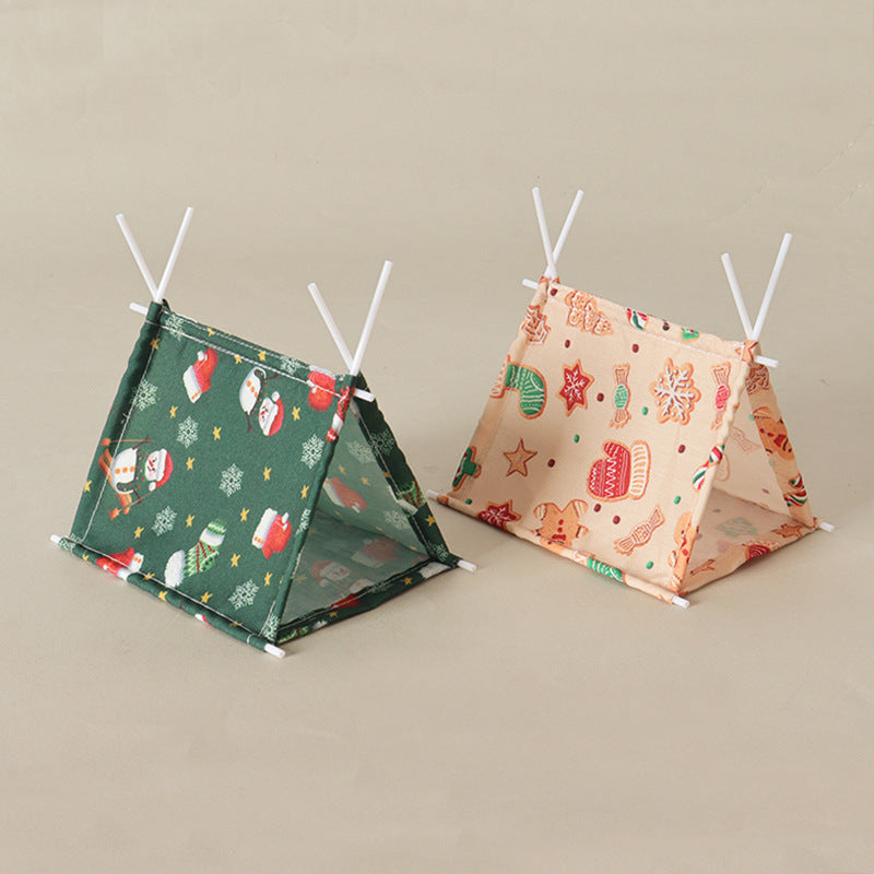 Miniature Camping Tent Hide & Photo Prop