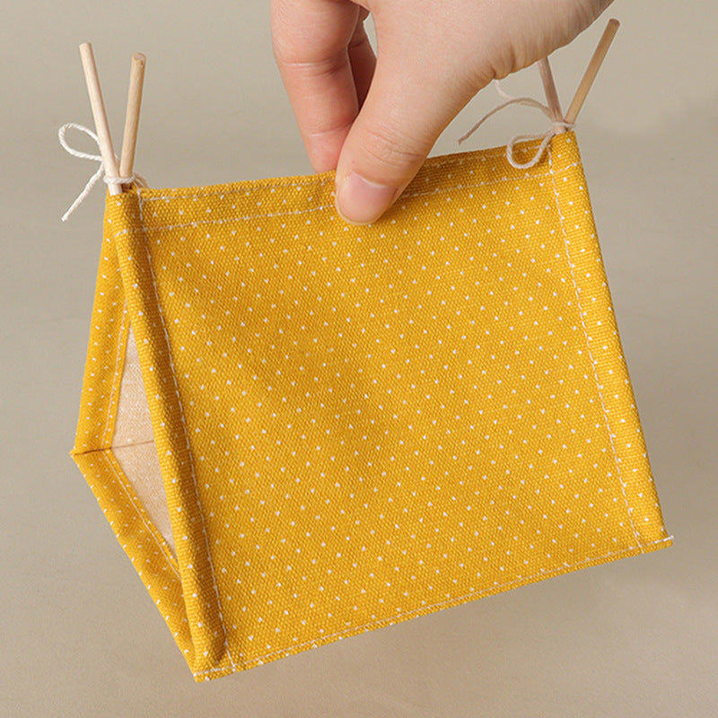 Miniature Camping Tent Hide & Photo Prop