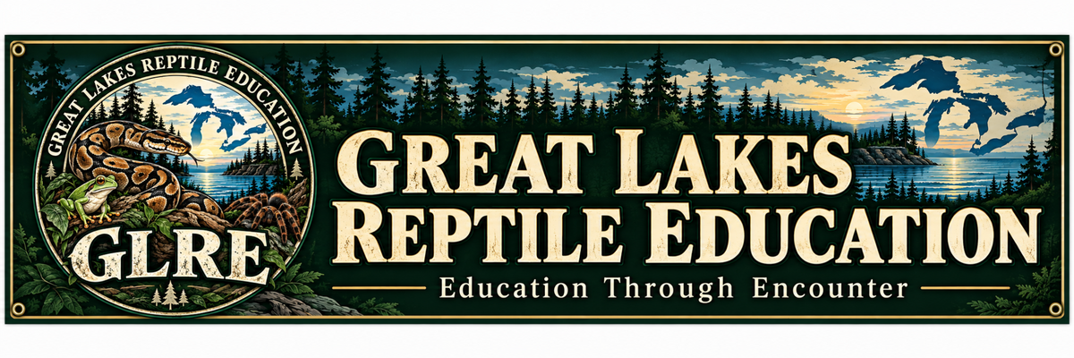 Great Lakes Reptile Education banner — Education Through Encounter