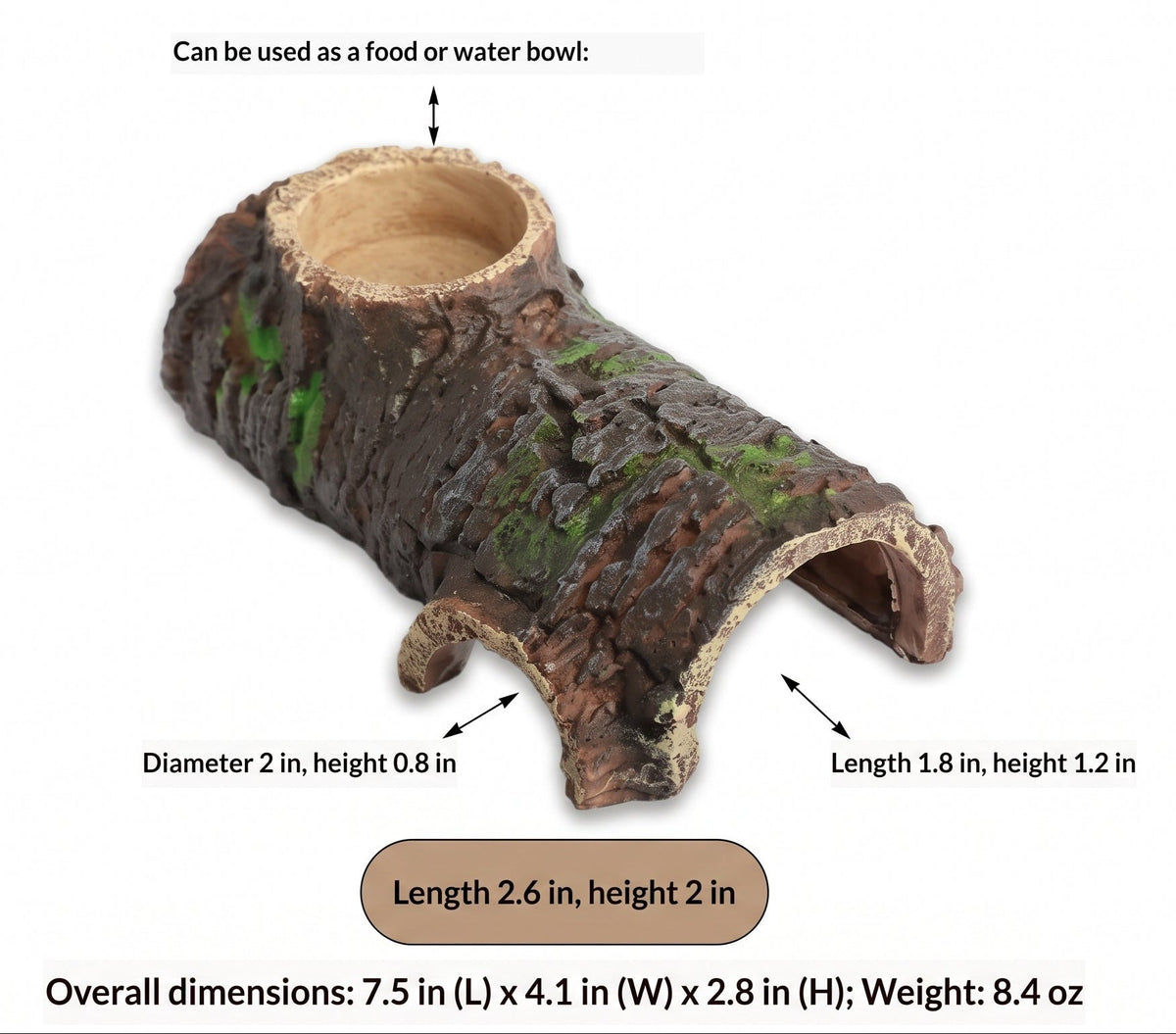 Resin Log Hides