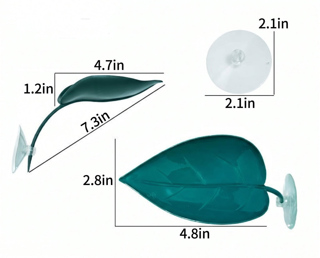 Suction-Cup Leaf Basking Platform & Elevated Perch